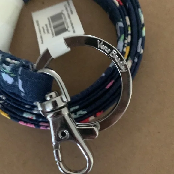 Vera Bradley Scattered Wildflowers lanyard. - Picture 2 of 5